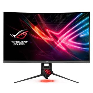 Asus ROG Strix XG32VQR Gaming | Curved Monitor | 32" Wide QHD | 2560 x 1440 Resolution | 144Hz Refresh Rate FreeSync Premium Pro | VA Panel | Zero Frame Design | Wall Mount Enable | HDMI | USB | Display Port | 4ms Response Time