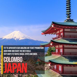Colombo To Japan (CMB - HND) - Air Tickets