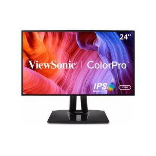 Viewsonic VP2468A | 24" Full HD | 1920 x 1080 Resolution | 75Hz Refresh Rate | IPS Panel Monitor | Frameless Design | Wall Mount Enable | HDMI | Display Port | USB | USB-C | 5ms Response Time