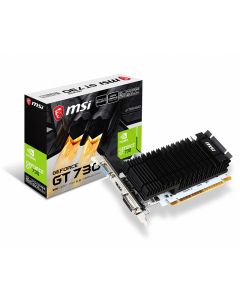 MSI GeForce GT 730 | 2GB GDDR3 | PCI Express Gen 2 | HDMI | DVI | D-SUB | Graphic Card